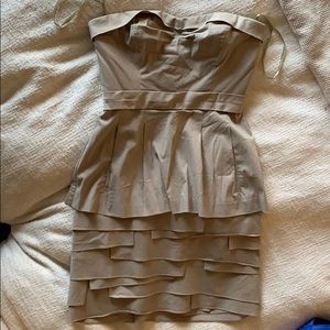 BCBG Maxazria strapless dress